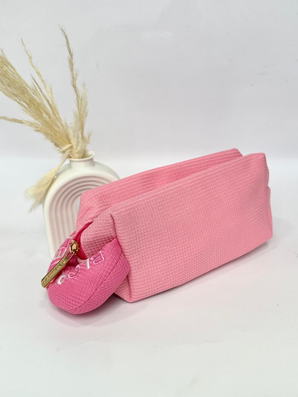 Cosmetiquera bloom pink