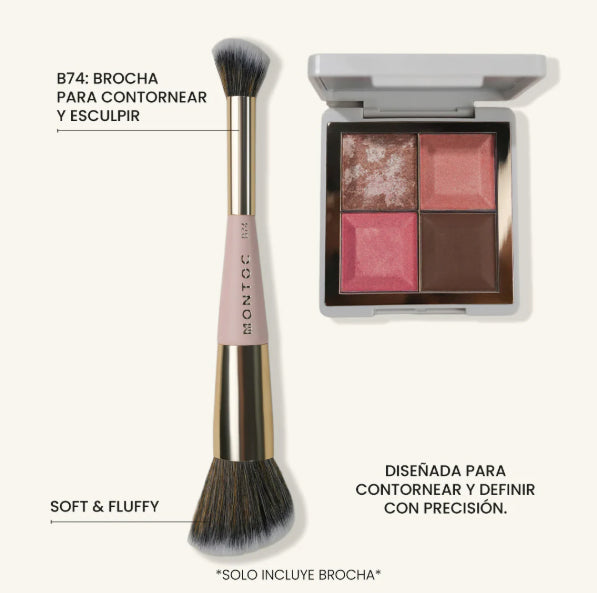 Brocha Individual Doble Sculpting Montoc