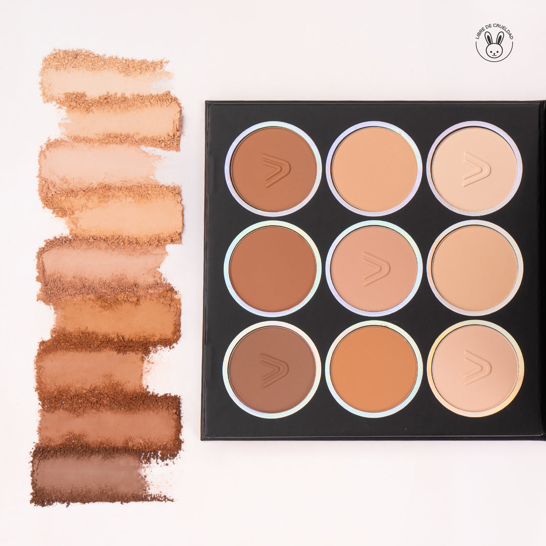 Paleta de polvos atenea