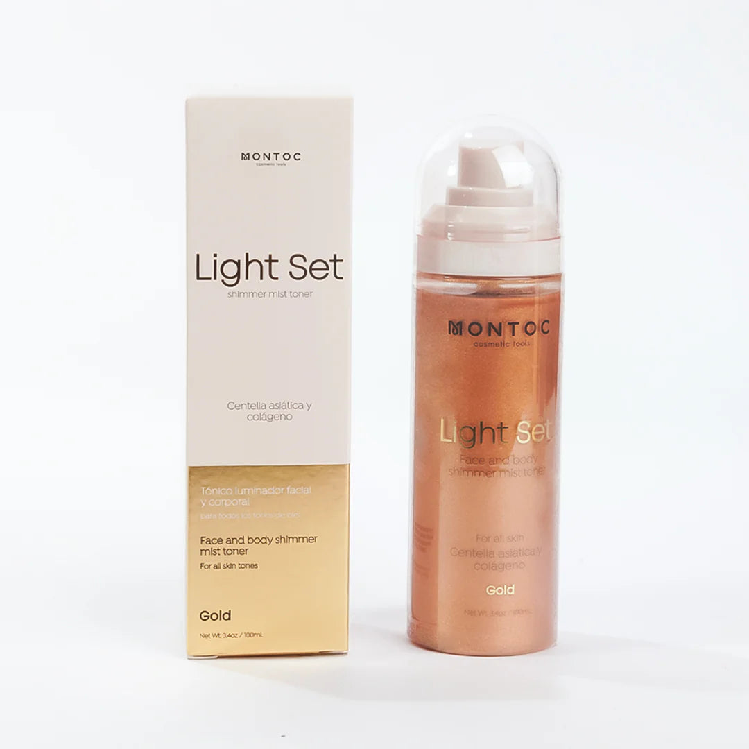 Tonico iluminador Light set Shimmer Mist Toner Light Set Montoc
