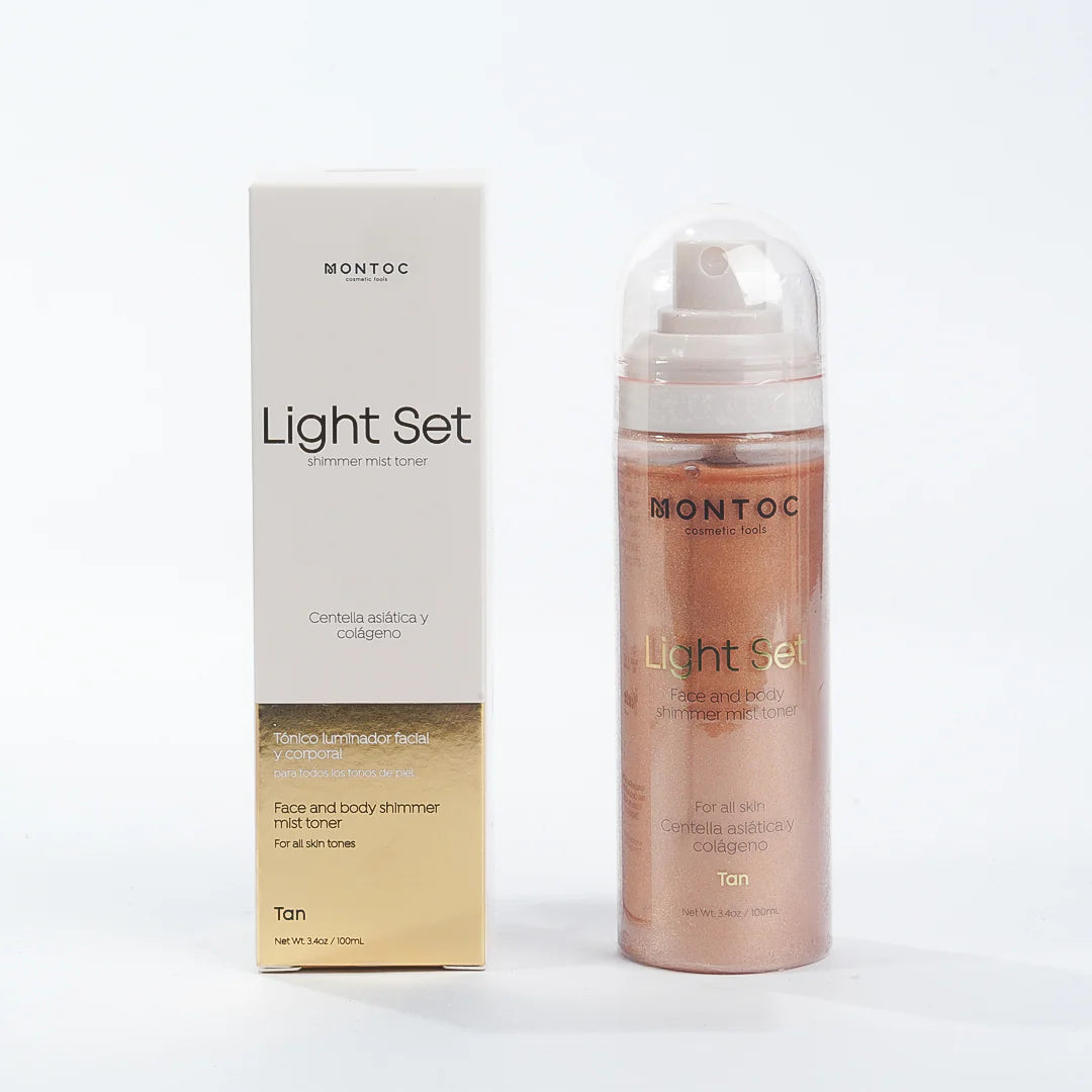 Tonico iluminador Light set Shimmer Mist Toner Light Set Montoc
