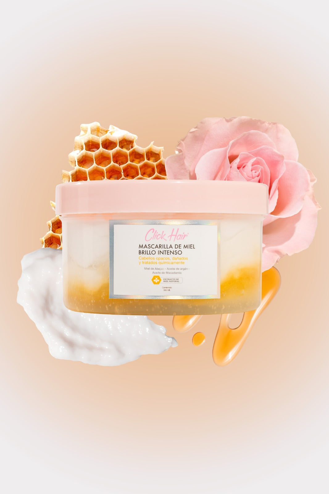Mascarilla miel click hair